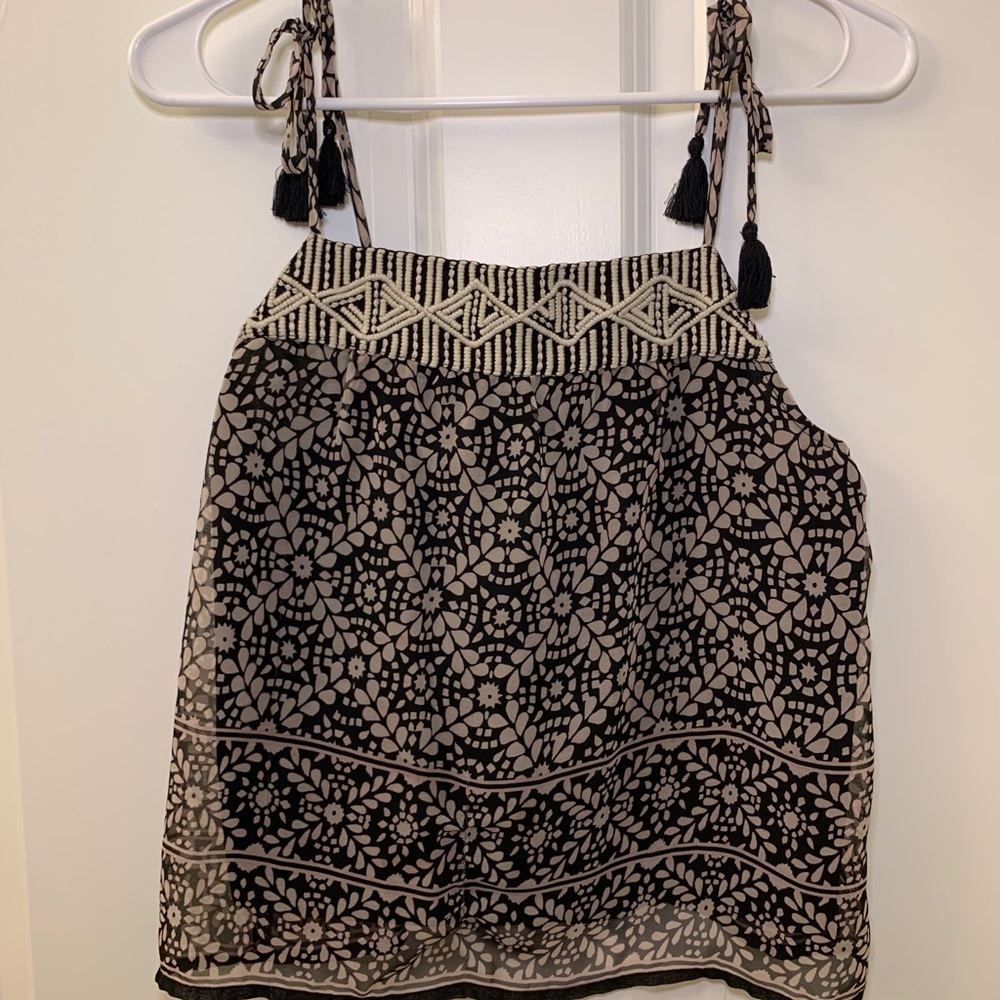 Patterned summer tank top American eagle
